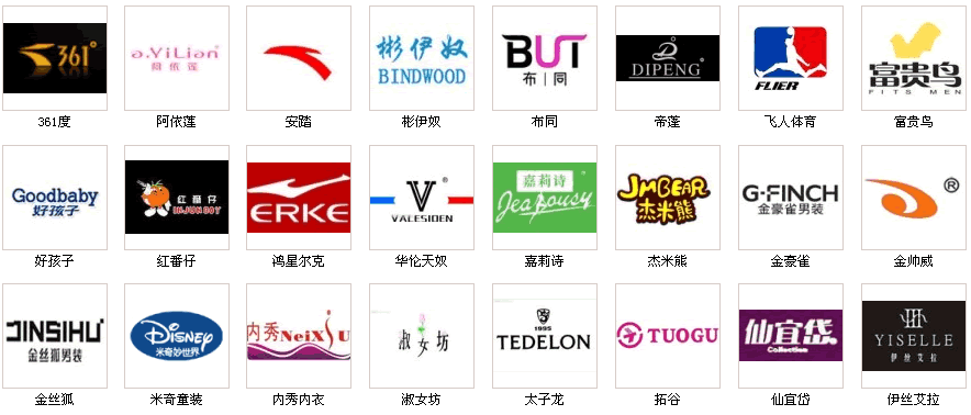 店家樂服裝銷售管理系統,服裝店管理軟件,服裝進銷存軟件經典案例品牌,成功客戶